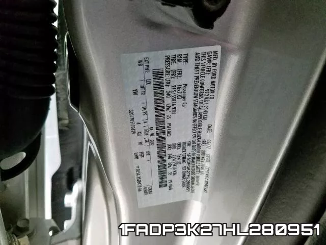 1FADP3K27HL280951 фото 2