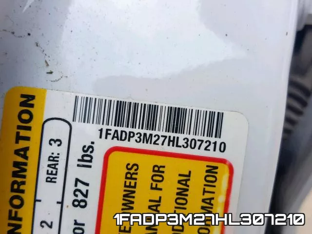 1FADP3M27HL307210 фото 2