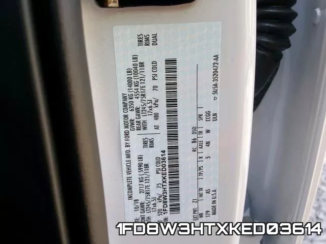1FD8W3HTXKED03614 фото 2