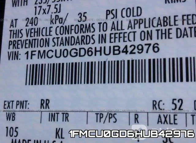 1FMCU0GD6HUB42976 фото 10