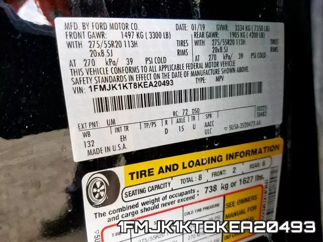 1FMJK1KT8KEA20493 фото 2