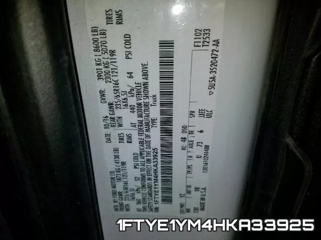 1FTYE1YM4HKA33925 фото 2
