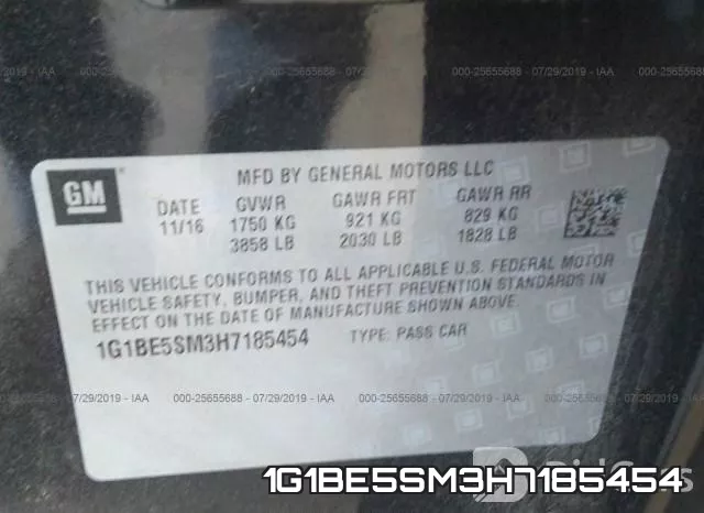 1G1BE5SM3H7185454 фото 10