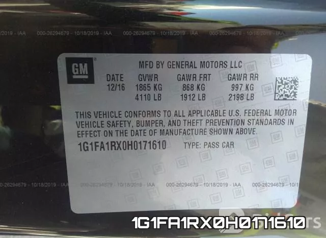 1G1FA1RX0H0171610 фото 10