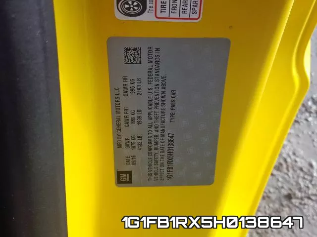 1G1FB1RX5H0138647 фото 2