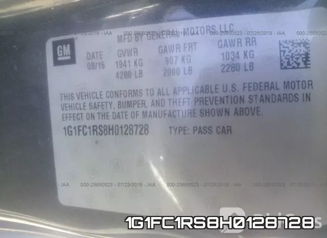 1G1FC1RS8H0128728 фото 10