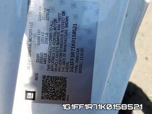 1G1FF1R71K0158521 фото 2