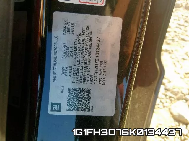 1G1FH3D76K0134437 фото 2