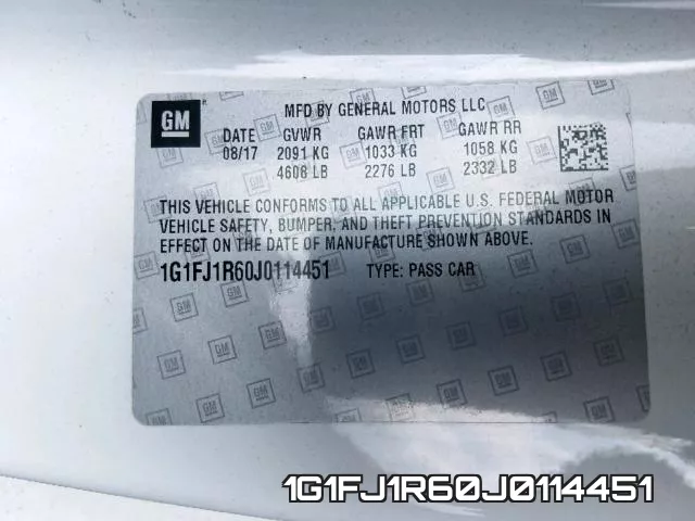 1G1FJ1R60J0114451 фото 2