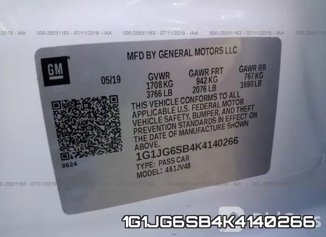 1G1JG6SB4K4140266 фото 10