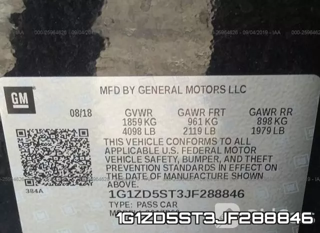1G1ZD5ST3JF288846 фото 10
