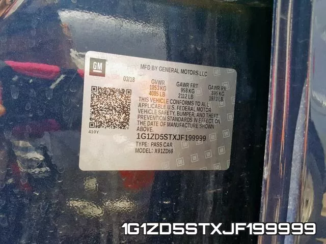 1G1ZD5STXJF199999 фото 2