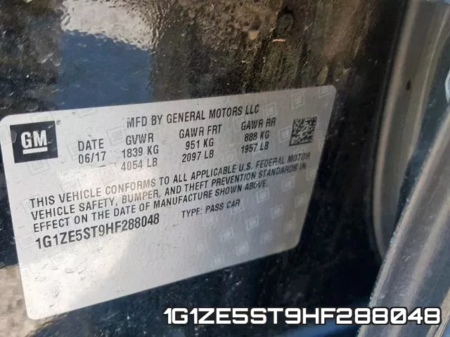 1G1ZE5ST9HF288048 фото 2