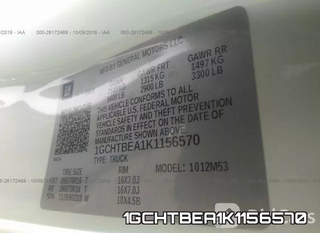 1GCHTBEA1K1156570 фото 10