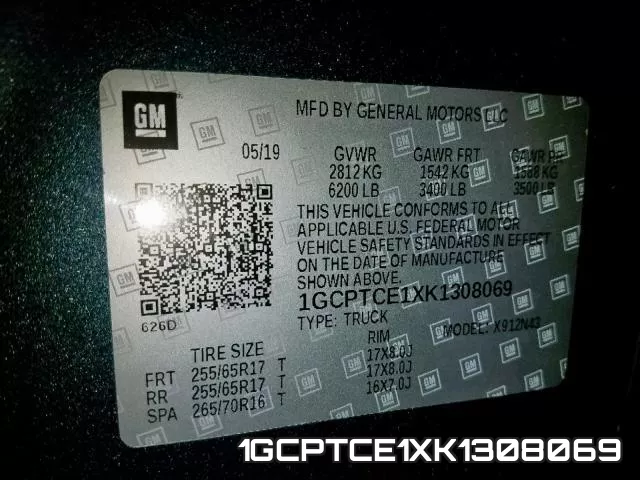 1GCPTCE1XK1308069 фото 2
