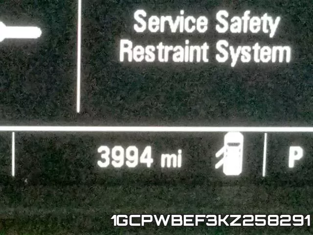 1GCPWBEF3KZ258291 фото 9