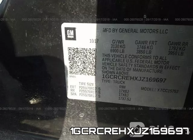 1GCRCREHXJZ169697 фото 10