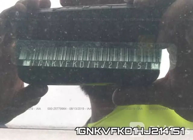1GNKVFKD1HJ214151 фото 10