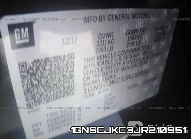 1GNSCJKC3JR210951 фото 10