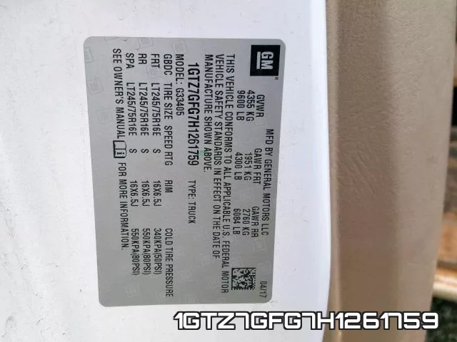 1GTZ7GFG7H1261759 фото 2
