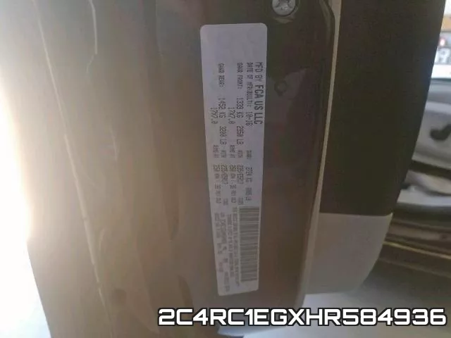 2C4RC1EGXHR584936 фото 2