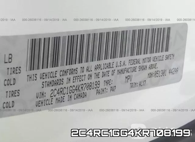 2C4RC1GG4KR708199 фото 10