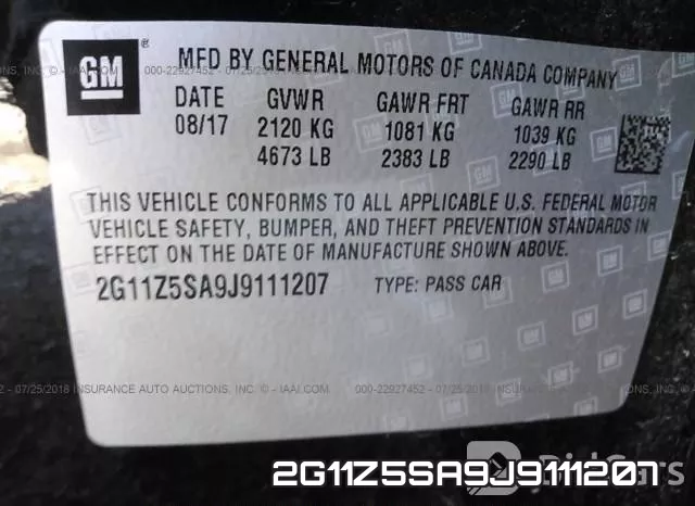 2G11Z5SA9J9111207 фото 10