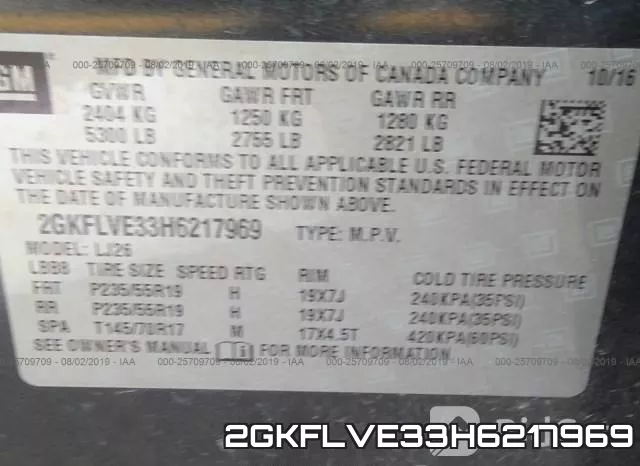 2GKFLVE33H6217969 фото 10