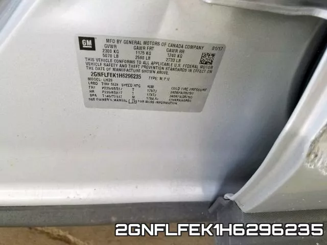 2GNFLFEK1H6296235 фото 2
