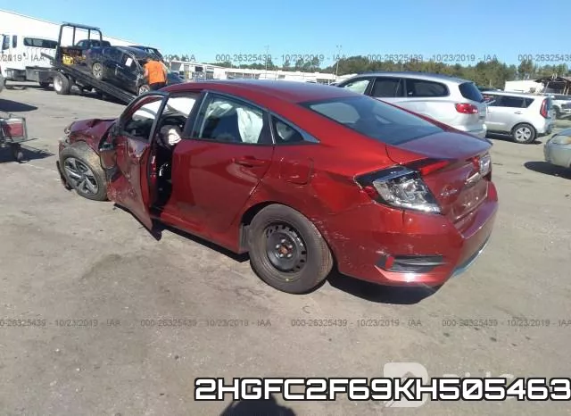 2HGFC2F69KH505463 фото 4