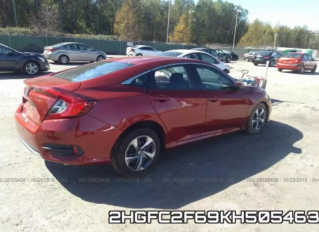 2HGFC2F69KH505463 фото 5
