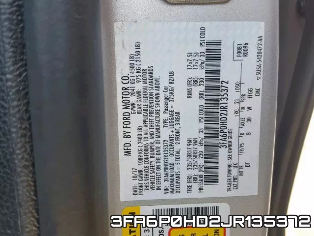 3FA6P0HD2JR135372 фото 2