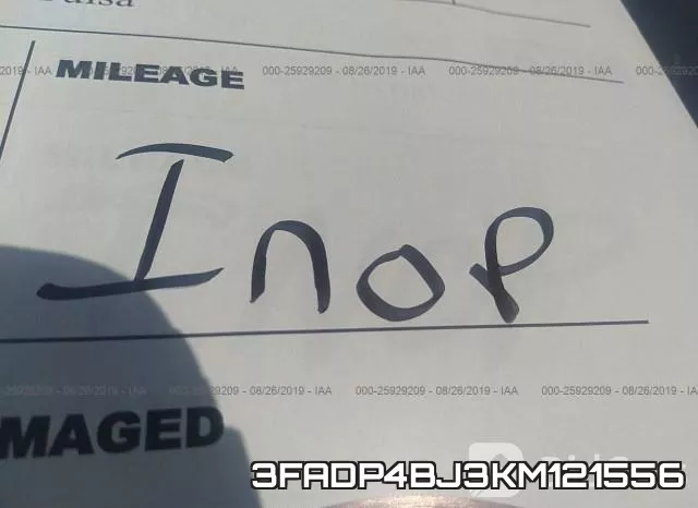 3FADP4BJ3KM121556 фото 8