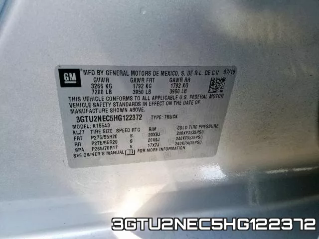 3GTU2NEC5HG122372 фото 2