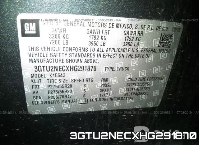 3GTU2NECXHG291870 фото 10