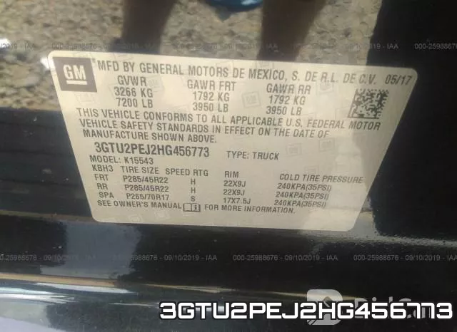 3GTU2PEJ2HG456773 фото 10