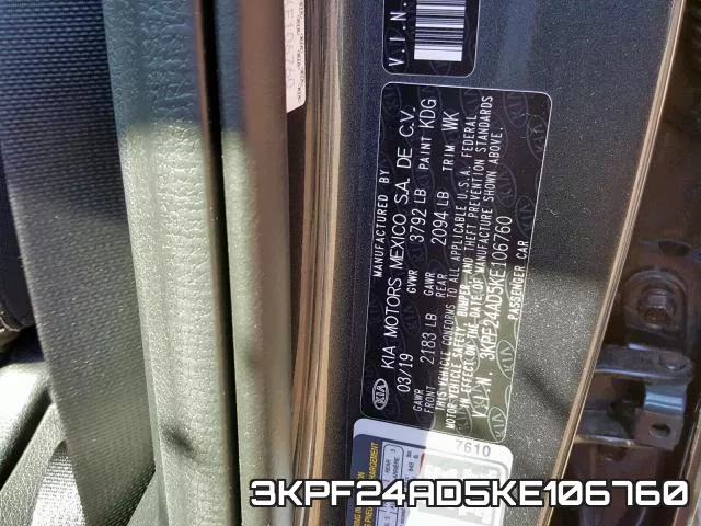3KPF24AD5KE106760 фото 2