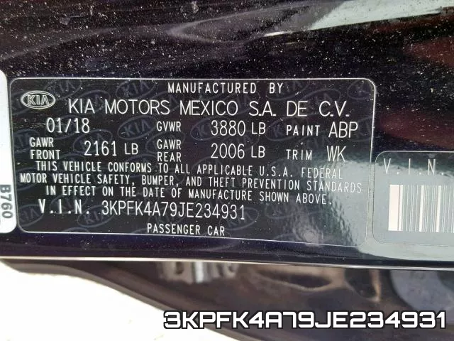 3KPFK4A79JE234931 фото 2