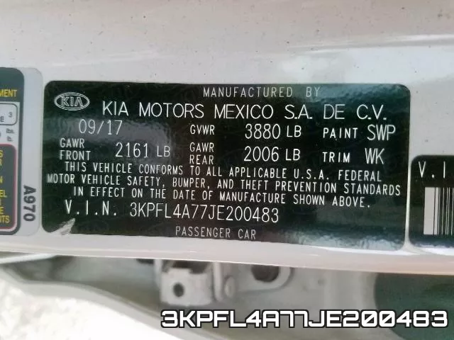 3KPFL4A77JE200483 фото 2