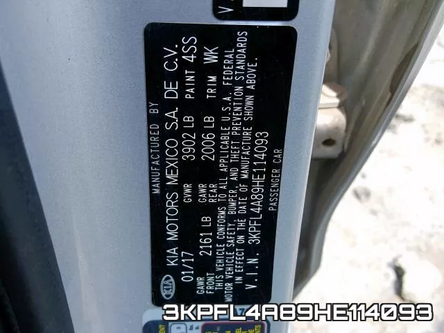 3KPFL4A89HE114093 фото 2