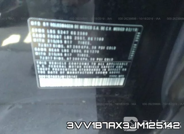 3VV1B7AX3JM125142 фото 10