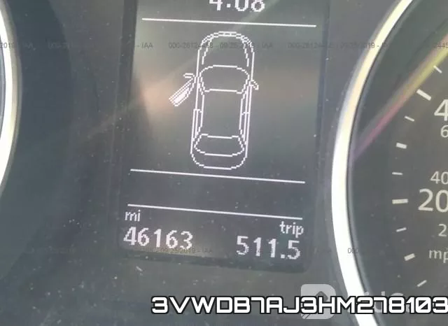 3VWDB7AJ3HM278103 фото 8