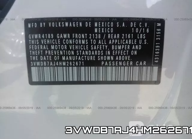 3VWDB7AJ4HM262671 фото 10