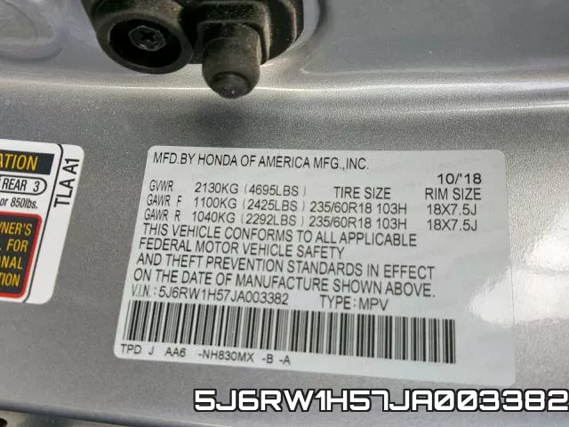 5J6RW1H57JA003382 фото 2