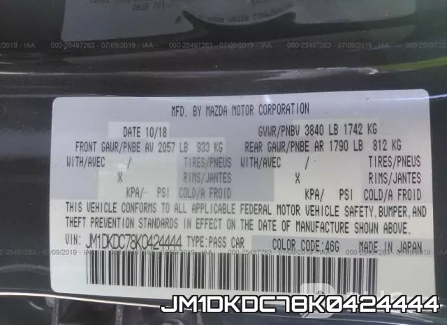 JM1DKDC78K0424444 фото 10