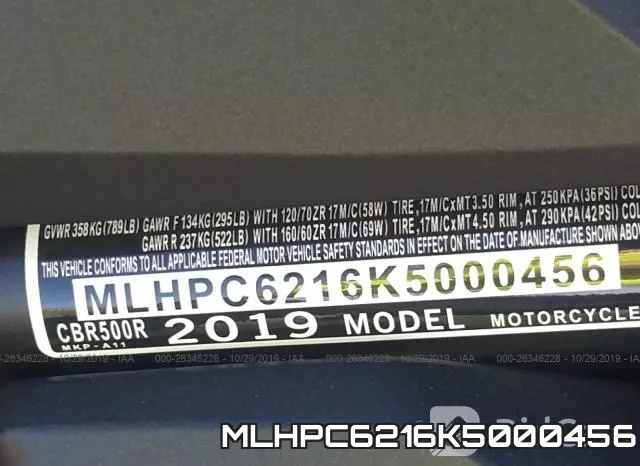 MLHPC6216K5000456 фото 2