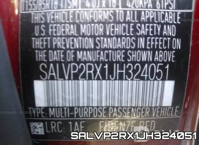 SALVP2RX1JH324051 фото 10