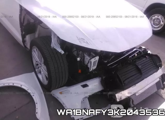 WA1BNAFY3K2043536 фото 7