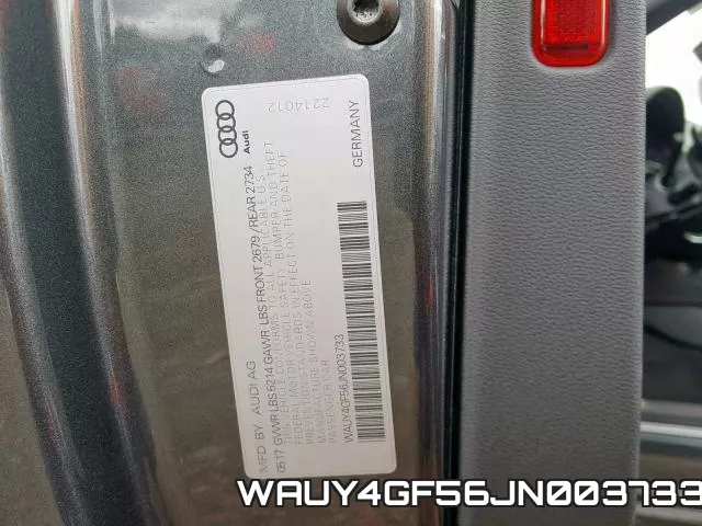 WAUY4GF56JN003733 фото 2