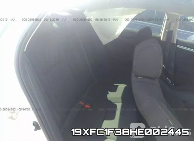 19XFC1F38HE002445 фото 9